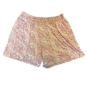 J+B 1 Pair Floral Pajama Sleep Lounge Shorts Medium NWOT